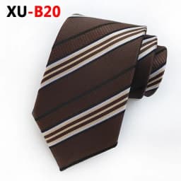 Polyester Jacquard Necktie 8 Cm Stripe Tie Business Casual Plaid Corbatas for Wedding Party Men Accessories Valentines Gift