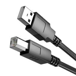 High Speed USB Type A to B 2.0 Long Cable For Canon Brother Hp Epson Printer Label Scanner Electronic Piano Organ Square Adapter