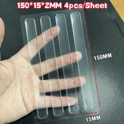 1 Sheet Self Adhesive Buffer Pads Silicone Door Stopper Cabinet Bumpers Wall Protector Furniture Refrigerator Anti-crash Pad