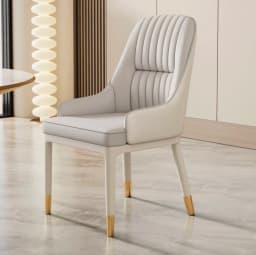 UVR Restaurant Chairs Hotel Kitchen Backrest Stool Modern Simple Dining Chair Cafe Upholstered Stool Light Luxury Furniture