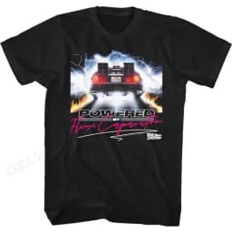 Back To The Future T Shirt Graphic Print Men Women Fashion Hip Hop Streetwear Short Sleeve Plus Size T Shirt Unisex 62473