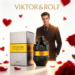 Viktor&Rolf Spicebomb Men's Ancient Dragon Water Extreme Eau De Parfum Woody Spicy - Cologne for Men With Notes of Amber Vanilla
