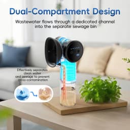 Ear Wax Removal Kit, Soft Spray Safe and Effective Cleaner, with 5 Pressure Settings for Ear Wax Irrigator with Wastewater Tank