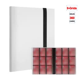 1Pc Card Binder 160/360/480 Trading Card Holder Book PP Cover Binder For Cards Durable Side Loading Card Book With Gaming Cards