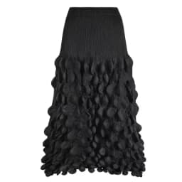 Miyake Fold 2025 Summer New Women's Bubble Skirt Korean Fashion Designer Loose Street Wear Half Body Skirt