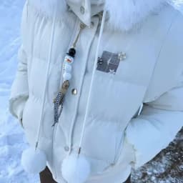 Snowflake Embroidery Winter Padded Jacket Women 2026 Thick Large Faux Fur Collar Hooded Parkas Female Sweet Short Puffer Jackets