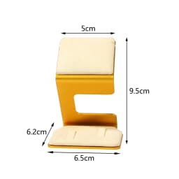 Creative Combination with Jewelry Display Case Metal Beige Suede Rack Ring Necklace Bracelet Pendant Shooting Counter Props