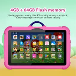 2026 New 7 Inch 5G WiFi Tablet For Children Learning Education Kids' Tablets Quad Core 4GB RAM 64GB ROM Dual Cameras Android 13