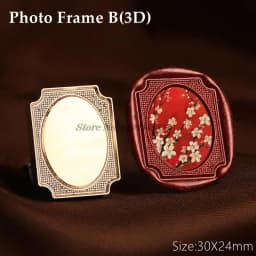 Wax Sellos Photo Frame Stamp Seal Skyworm Moth Butterfly Wood Handle For DIY Wedding Invitation Envelope Sealling Wax Stamp