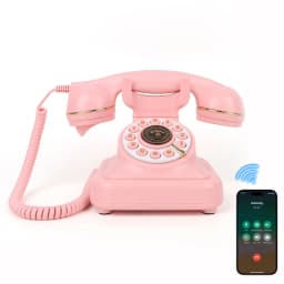 Bluetooth Landline Phone, Retro Bluetooth Home Phone Compatible with Android & iOS, Wireless Cordless Telephone with Speakerphon