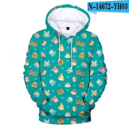 Hoodies men Animal Crossing 3D Sweatshirts Women pullover Cartoon Game Harajuku Funny Student's Hooded Spring/Autumn Tops
