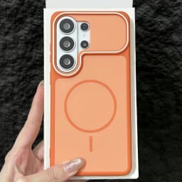 Luxury Dual Tone Matte Phone Case For Samsung Galaxy S26 S25 S24 S23 Ultra Plus For Magsafe Wireless Charge Cover