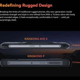 [Shipping From Poland] Cubot KingKong ACE 5 Rugged Smartphone 20GB(8+12) RAM 256GB ROM Android 16  10200mAh 6.745" 120Hz NFC
