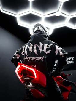Men's Reflective Motorcycle Hoodie Set Reflective Graphic Oversized Urban Rebel Casual Daily Night Streetwear Hoodie Tops Y2k