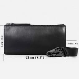 Fashion 109 Essential Case Luxury Men's Leather Handbag