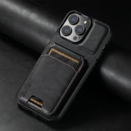 SUTENI Luxury Leather Card Holder Phone Case Wallet Kickstand Cover For iPhone 17 16 15 14 13 12 11 Pro Plus Max X Xs XR