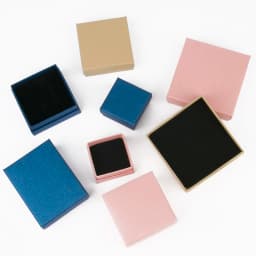 1PCS Multi Size Square Ribbon Jewelry Box With Ring Earring Necklace Bracelet Charm Jewelry Kraft Paper Gift Packaging Box Suppy