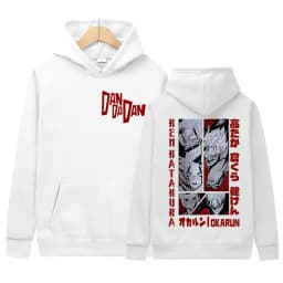 Anime Dandadan Okarun Dan Da Dan Graphic Hoody Men Women Clothing Hip Hop Oversized Sweatshirt Fashion High Quality Fleece Hoody