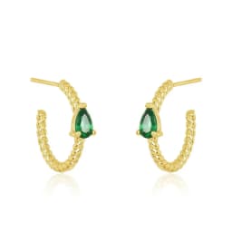 CRMYA Unique gold-plated CZ Stud Earrings For Women Cubic Zirconia Pendientes Boho Luxury Fashion Jewelry