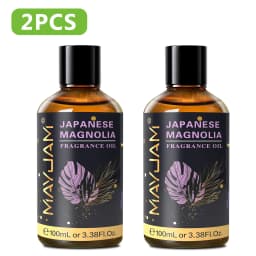 MAYJAM 100ml Fragrance Oil Coconut & Vanilla White Musk Sea Breeze Baby Powder Dragons Blood Sweet Tobacco Freesia for Aromatherapy Diffuser Humidifier Burner, Strawberry Watermelon Cherry Coconut Cranberry Fruit Essential Oil Making Candle Aromatic Spray