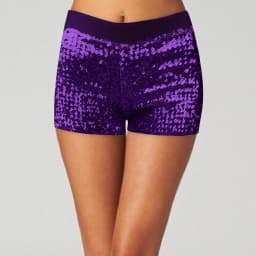 Women Sequins Shorts High Waisted Vintage Disco Dance Hot Pants Shiny Glitter Jazz Nightclub Mini Short Stretch Summer Shorts