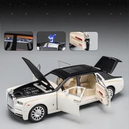 1:24 Rolls Royce Phantom Mansory Alloy Car Diecasts & Toy Vehicles Car Model Sound and light Pull back Car Toys For Kids Gifts