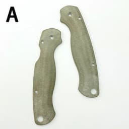 1pair Micarta Blade Handle Patch for Spider Para2 C81 Knife Folding Knife Patch Material DIY Accessories