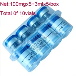 0.25 mm Microneedle Serum GHK-Cu Blue Copper Peptide Lyophilized Powder Ampoule Set Skin Repair Firming HydrationKorean Skincare