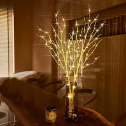 1 PC White Birch Branch Light LED Festive Lights Battery Operated For Christmas Party Wedding Decoration Twig Outdoor Lights