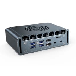 Solid Firewall Mini PC With FAN Intel I7 13620H I3 1215U 8505 4x2.5G LAN I226-V DDR4 NVMe Router Home Server Industrial Computer