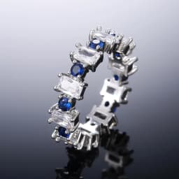 Xuan Rainbow Color Women's Ring Simple Fashion Light Luxury Attending Ball Accessories Daily Wearing  Jewelry Wholesale