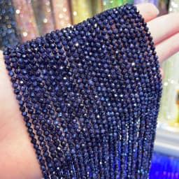 Wholesale 2/3/4MM Natural Amethyst Tiger Eye Garnet Mini Loose Bead DIY Men's and Women's Fashion Bracelet Necklace Jewelry