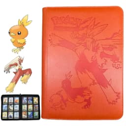 Card Binder with 9 Pocket Trading Card Album Display Binder Loading Pocket Holder for Pokemon PTCG TCG Yugioh MTG Game Card Book