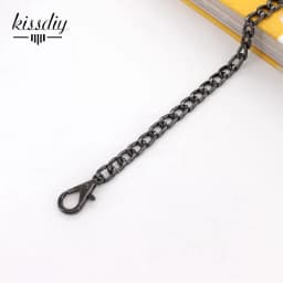 20-120cm Handbag Metal Chains Shoulder Bag Strap DIY Purse Chain Gold Silver Bronze Black Handles Bag Accessories Chain