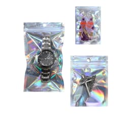 8 Sizes Laser Self-Sealing Plastic Bag Package For Small Business Clear Pouch Jewelry Display Gift Packaging Storage Wholesale