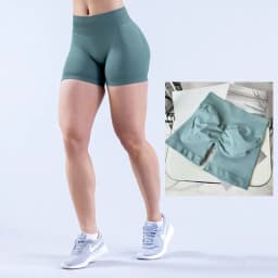 Quality Seamless Scrunch Push Up Gym Shorts Running Workout Shorts Female Yoga Leggings Women Hight Waist Sports Shorts