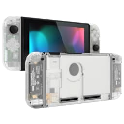 eXtremeRate DIY Housing Shell W/Buttons for Nintendo Switch - Glow in Dark - Green
