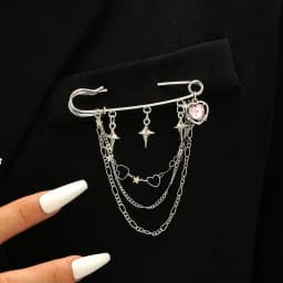 Adjustable Personality Bag Pendant Detachable Tassel Trouser Decorative Brooch Button Tightener Fixed Clothes Pin Waist Buckle