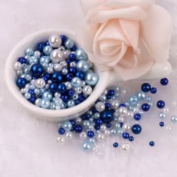 150PCS With Hole ABS Imitation Pearl Bead 3/4/6/8MM Round Plastic Acrylic Spacer Bead for DIY Jewelry Making Findings