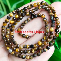 Various Styles Natural Yellow Tiger Eye Stone Beads Irregular Rondelle Column Spacer Bead for Jewelry DIY Making Bracelet Crafts