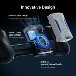 GameSir FX5 Lite Cooler Wired Controller Cooler FX5 Wireless Cooler for GameSir X5 Lite Controllers With Three Cooling Modes