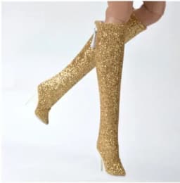 Doll toy Long shoes high quality fit for your FR2 FR6.0 Nuface boots Mirror matte true zipper F6