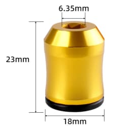 1/5Pcs Magnetic Screw Rings Magnetized Ring Screwdriver Bits Aluminum Alloy 6.35mm Shank Screw Bit Magnetic Magnetizer