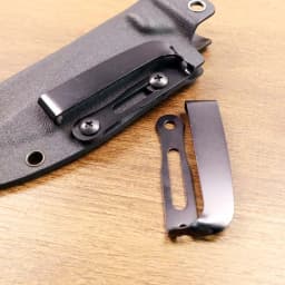 Black/Stonewashed Slotted Clip Belt Loop Buckle Clamp for Kydex Pouch Sheath Holster With Assemble Screws