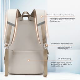 Large Capacity Backpack, 2025 New College Style Women's Casual Backpack, Waterproof Campus Backpack