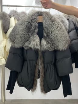 2026 New Autumn 90 Winter Goose Down Jacket Warm Women Coat Oversized Real Fox Fur Collar Thick Luxury Fashion Outerwear