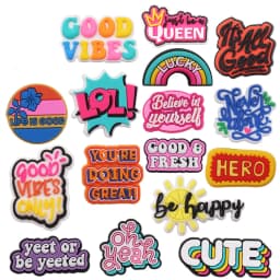 1-16PCS Yeet or Be Yeeted Lucky Children Shoes Charms Accessories Good Fresh Hero Buckle Clog Sandal Decorations