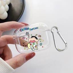 Case For Airpods 1 Pro 3 2 Pro2 Pro3 4 Clear Earphone Cases Cover Pajamas Crayon Shin Chan