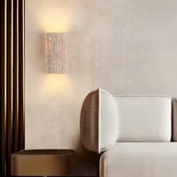 Yellow Travertine Stone Wall Mounted Lamp for Shop Restaurant Cafe Indoor Outdoor Decoration Sconce Light Background House
