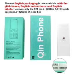 Qin F21 Pro Smart Touch Screen Wifi +2.8 Inch 3GB + 32GB / 4GB 64GB Bluetooth 5.0 480*640 Global Verison Play Store duoqin Ai